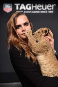 TAG Heuer- Cara Delevingne, Catwalking With A Lion